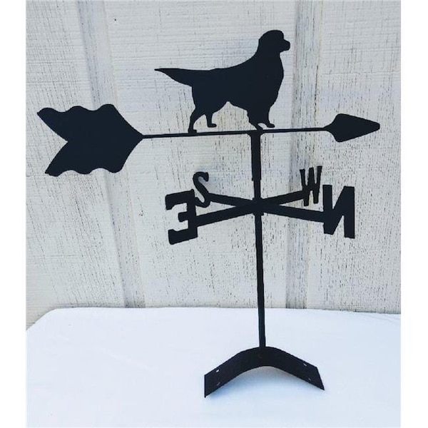 The Lazy Scroll goldenroof Golden Retriever Roof Mount Weathervane goldenroof - main